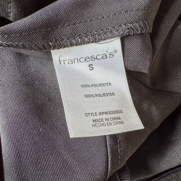 NWT-Miami of Francesca’s, Emilee Drawstring Black Utility Jacket, Women’s Small - Picture 10 of 10